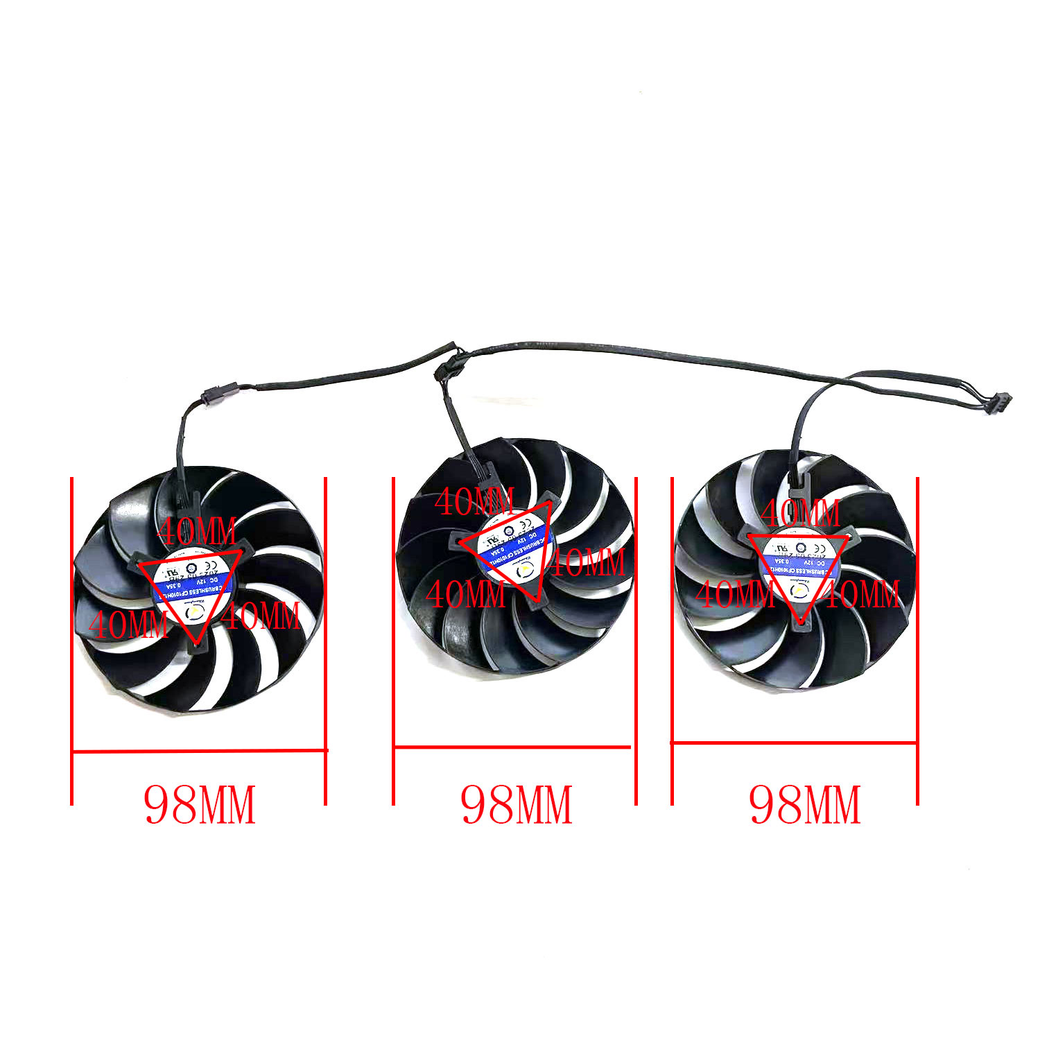New Cooling Fan 4PIN 98MM CF10 - Rx 7800 Xt 16Gb ulasan dan harga
