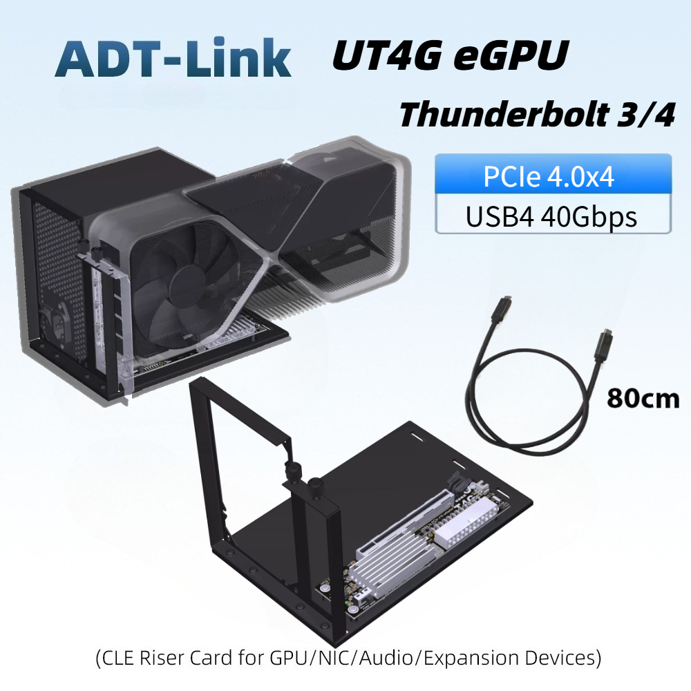 UT4G External Graphics Card Do - Gpu External Dock Egpu Thunderbolt 4 ulasan dan harga