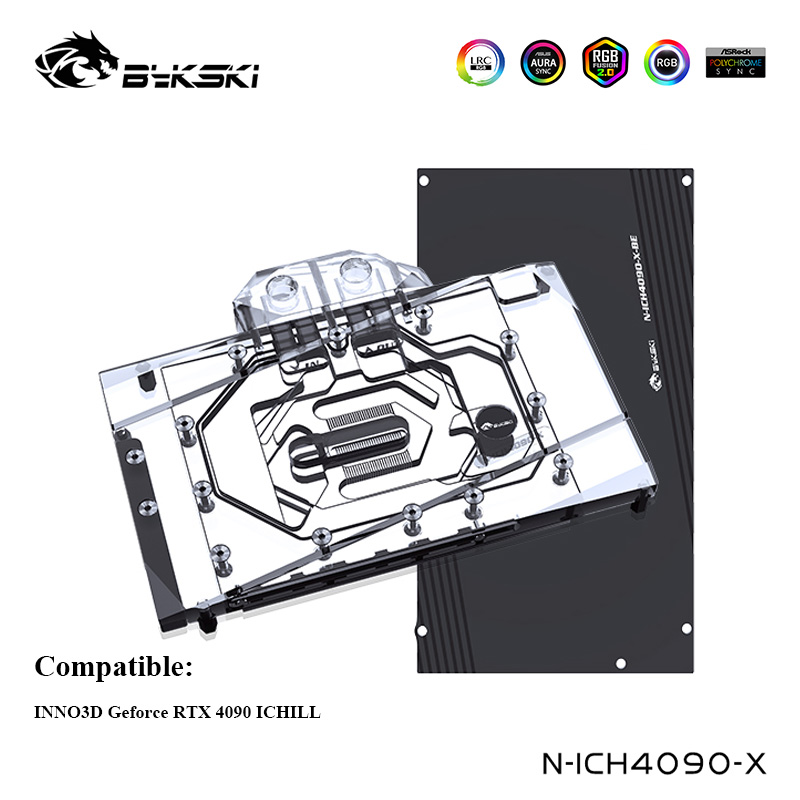 Bykski Water Cooler Use For IN - Rtx 4090 Water Block Full Cover ulasan dan harga