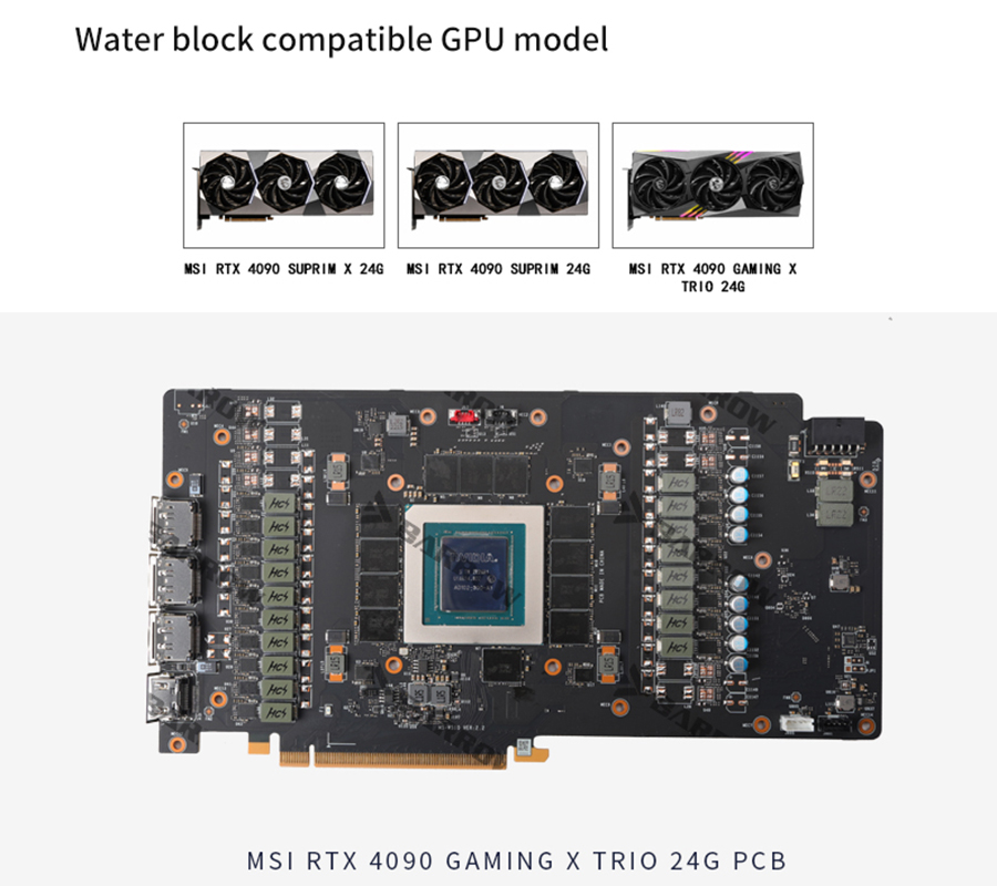 Barrow GPU Water Block , For M - Rtx 4090 Water Block Full Cover ulasan dan harga